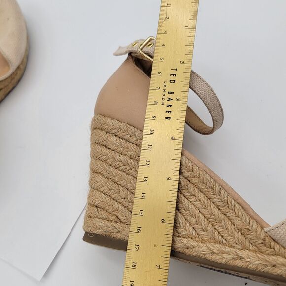 NEW Blakely Me Too Summer Sandals Toe Shoes Buckle Platform Espadrille Wedge 8M - Picture 13 of 13